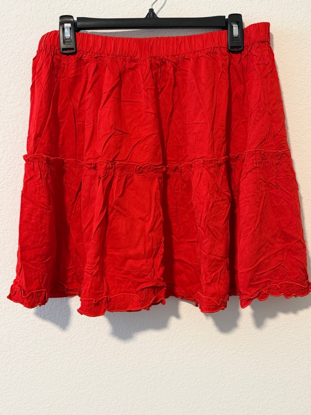 Women’s Boho Tiered Mini Skirt Summer Festival Coquette Sexy - Picture 2 of 6